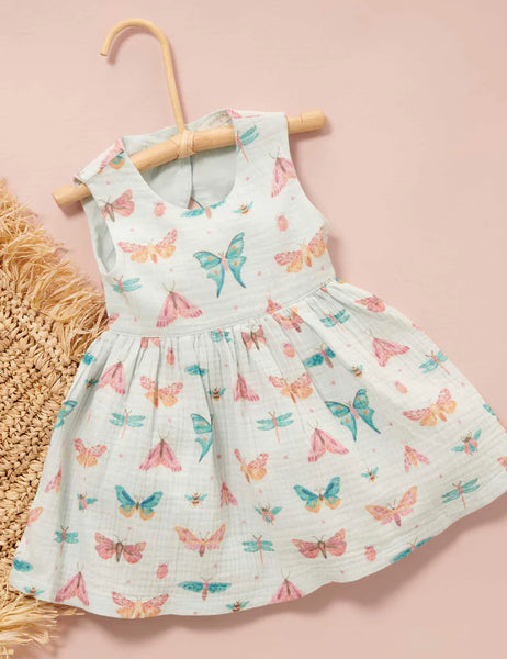 Baby 2025 butterfly frock