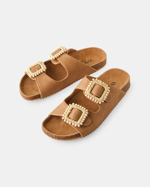 Bailey Slide - Light Tan