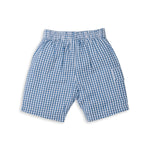 Boys Shorts - Blue Gingham