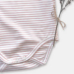 Baby Girls Knit Romper - Pink Stripe