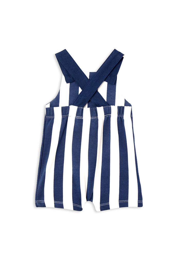 Stripe Fleece Overall