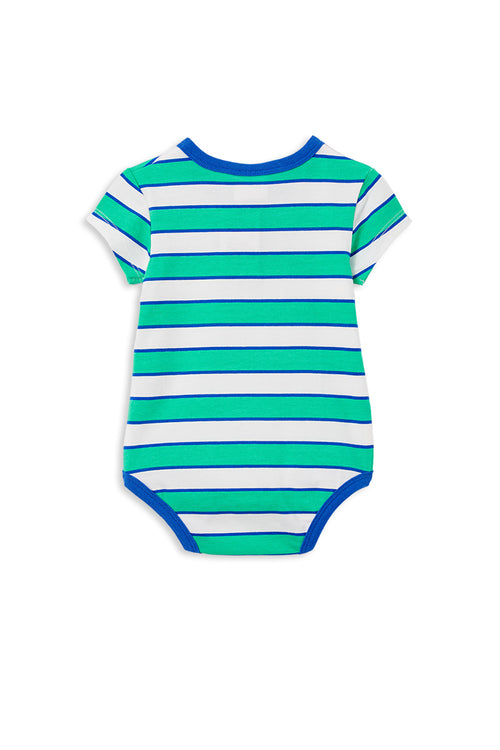Green Stripe Bubbysuit