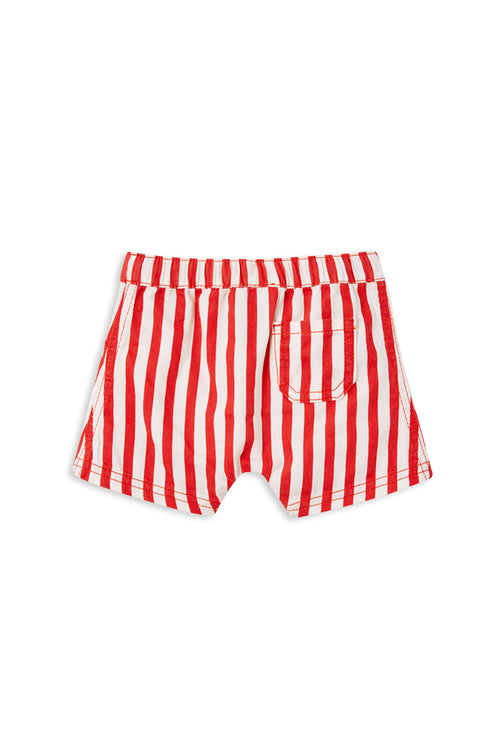 Red Stripe Baby Short