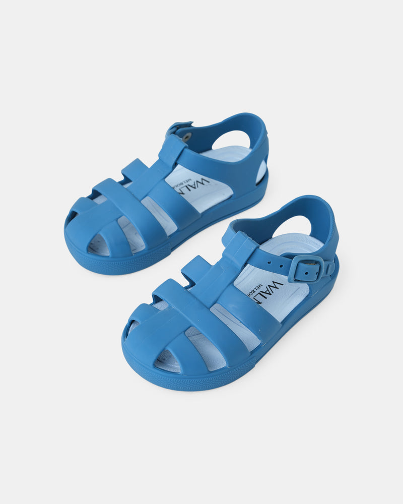 Frankie Sandal -Matte Blue