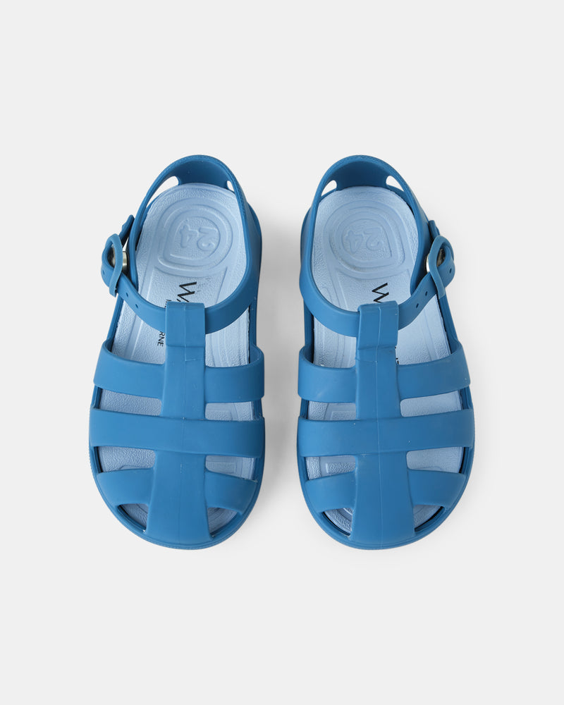 Frankie Sandal -Matte Blue