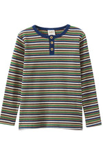 Waffle Stripe Henley