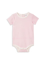 Pink Stripe Rib Bubbysuit