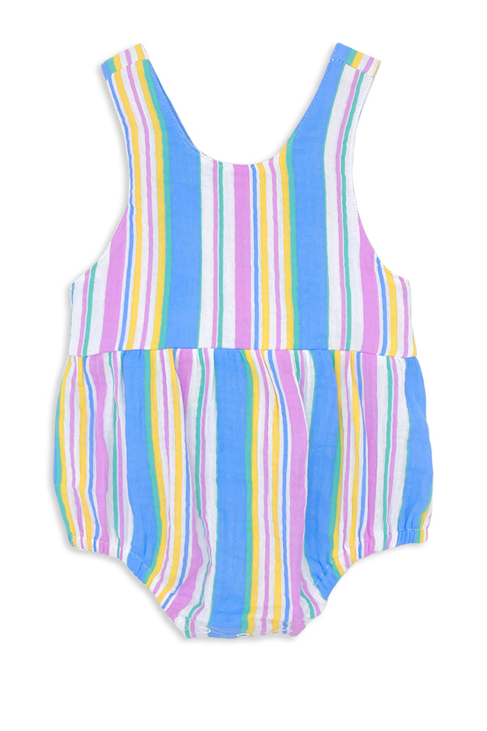 Crinkle Stripe Playsuit