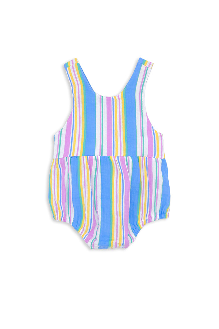 Crinkle Stripe Playsuit