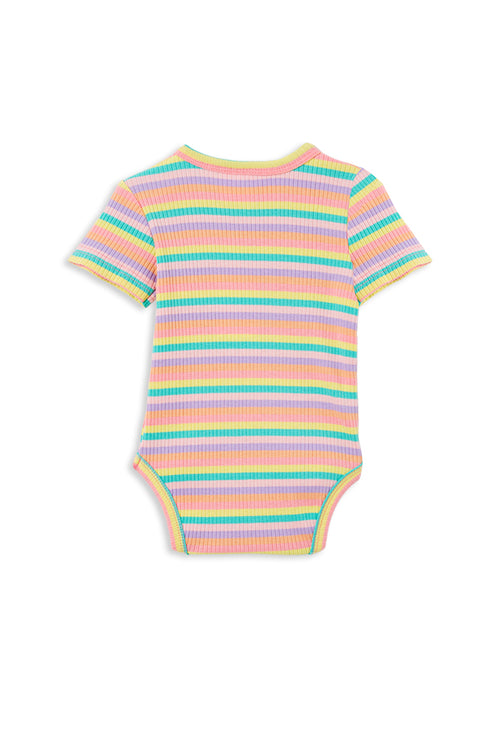 Stripe Rib Bubbysuit