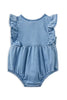 Denim Frill Playsuit
