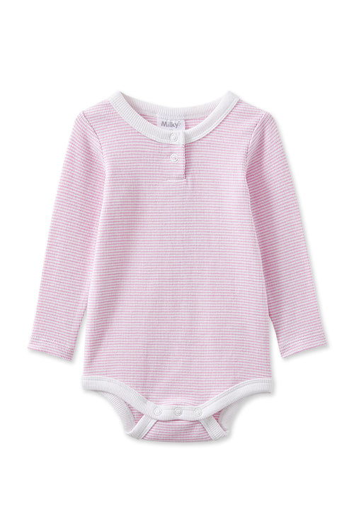 Green Pink Stripe Bubbysuit