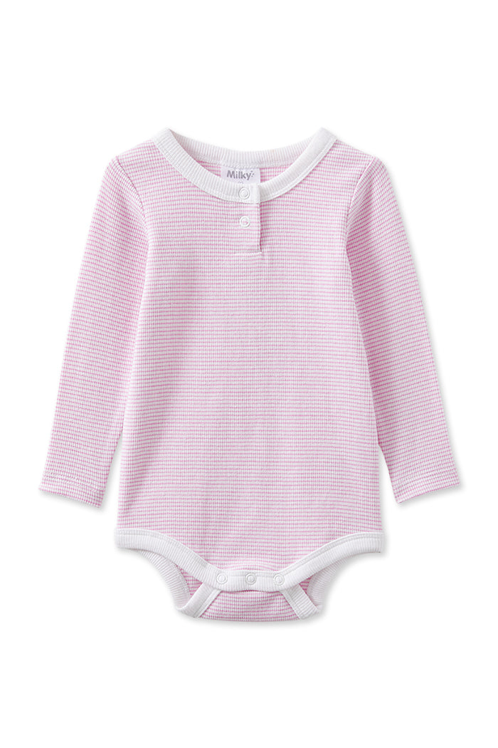 Green Pink Stripe Bubbysuit