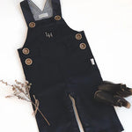 Baby Boys Roy Dungaree - Navy Corduroy