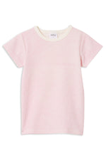 Pink Stripe Rib Tee