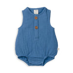 Bubble Romper - Coronet Blue