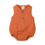 Bubble Romper - Caramel