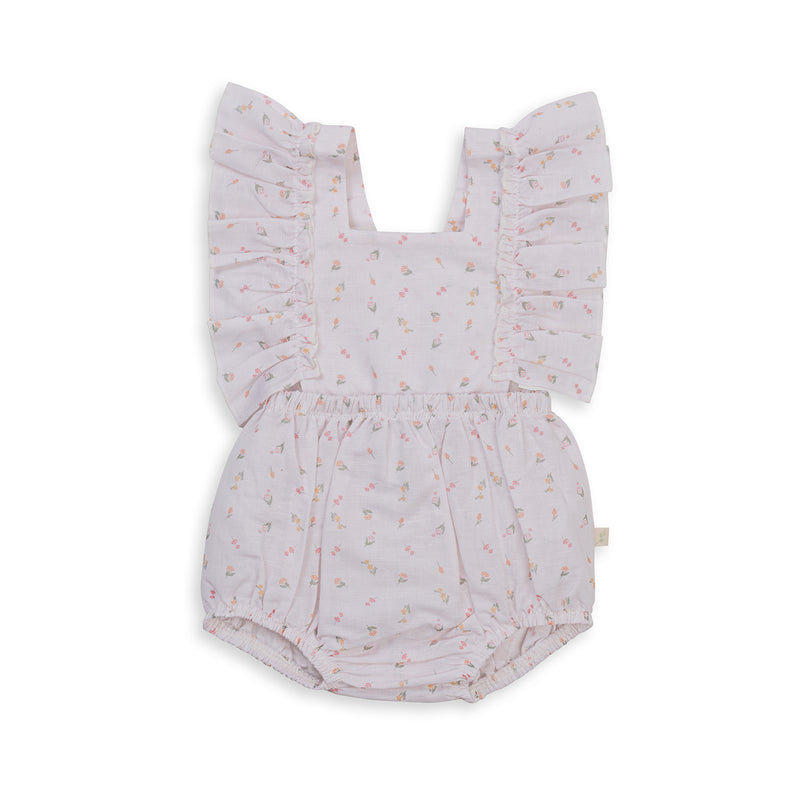 Ruffle Romper - Pretty in Pink