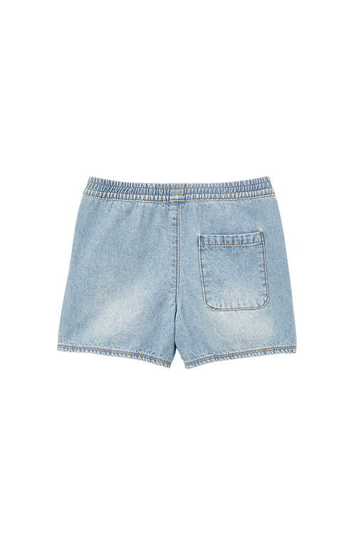 Light Wash Denim Short