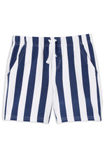 Stripe Fleece Short