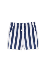 Stripe Fleece Short