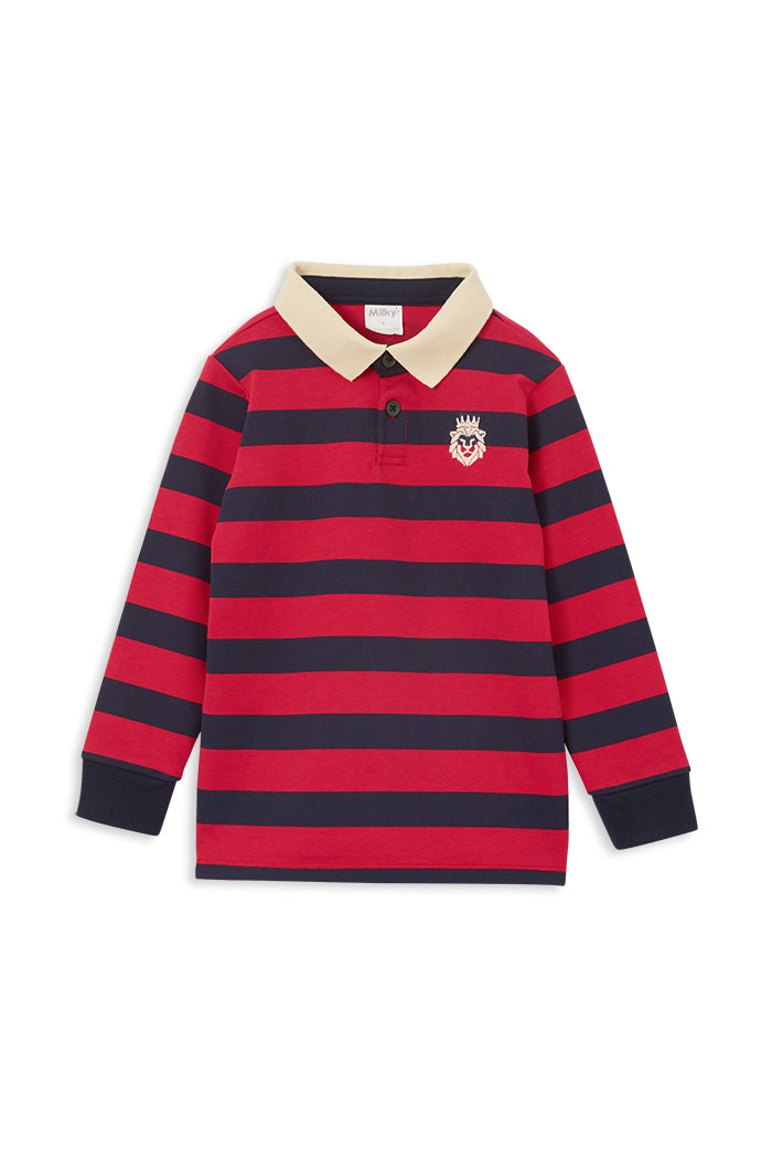 Red Lion Stripe Rugby