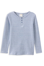 Blue Stripe Henley