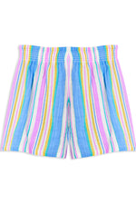 Crinkle Stripe Short