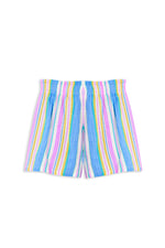 Crinkle Stripe Short