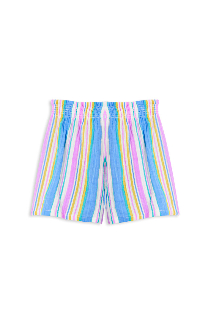 Crinkle Stripe Short