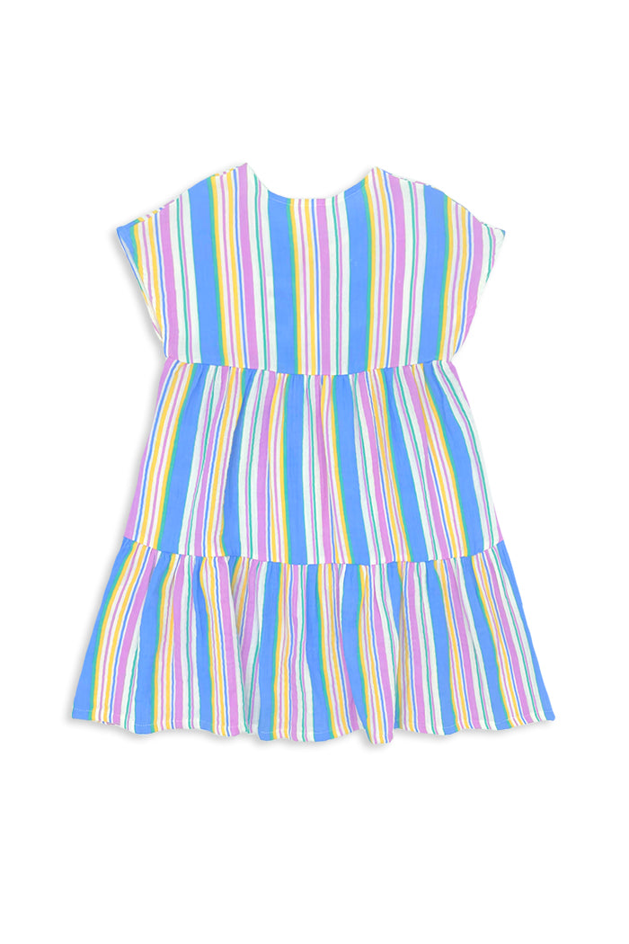 Crinkle Stripe Dress