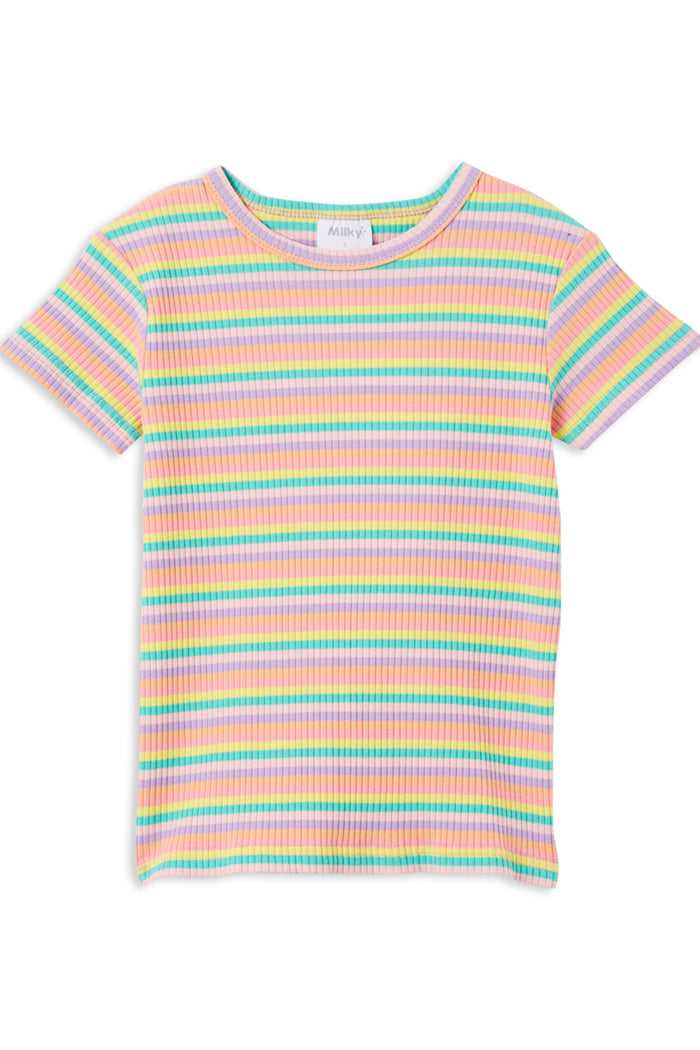 Stripe Rib Tee