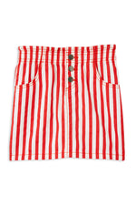 Red Stripe Skirt