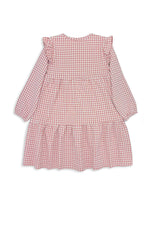 Rose Check  Frill Dress
