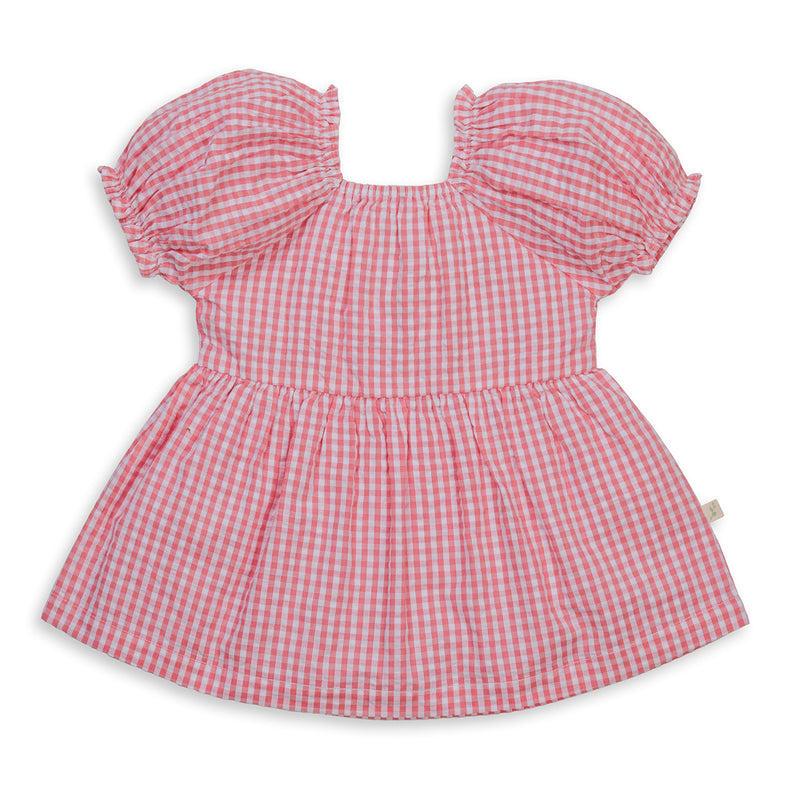 Raglan Top - Berry Gingham