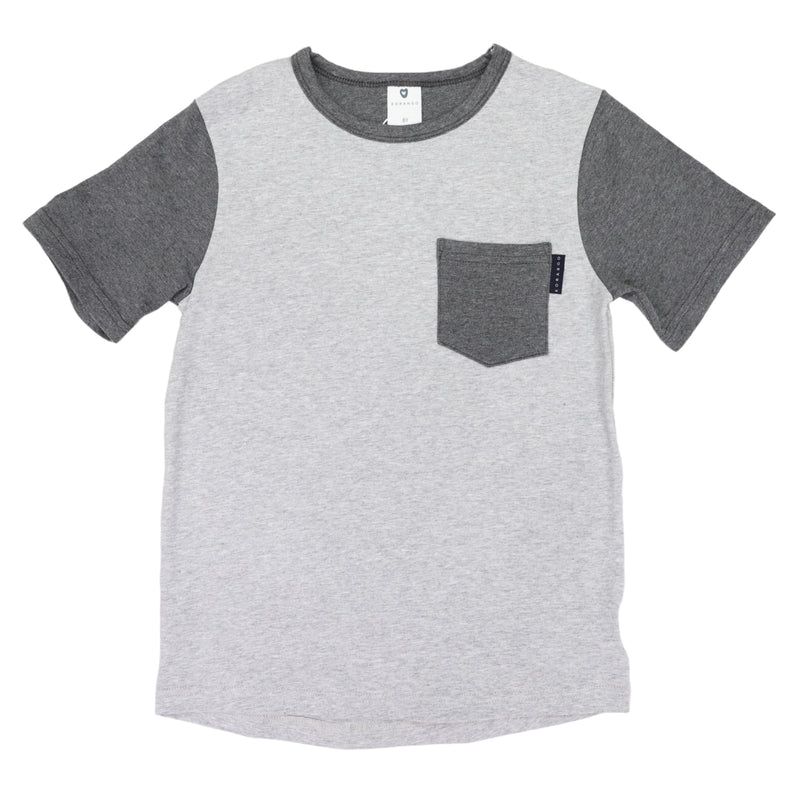 Block Colour Tee - Grey