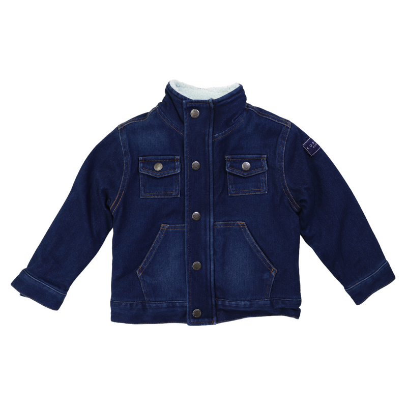 Denim Jacket with Sherpa Lining