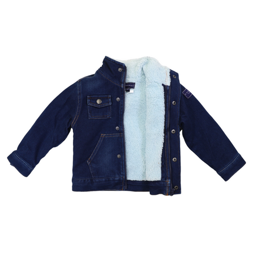 Denim Jacket with Sherpa Lining