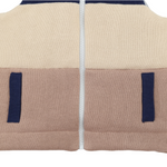 Padded Knit Vest - Chestnut