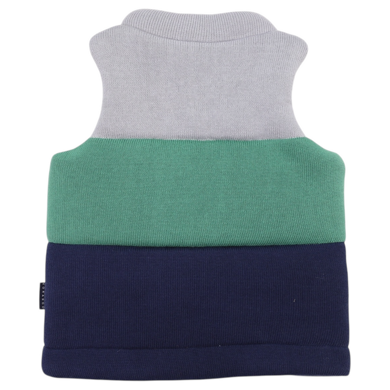 Padded Knit Vest - Green