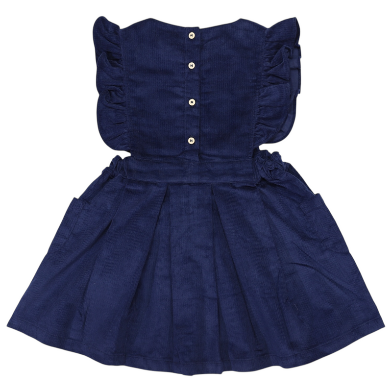 Cord Dress - Navy