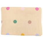Polkadot Knit Blanket - Beige