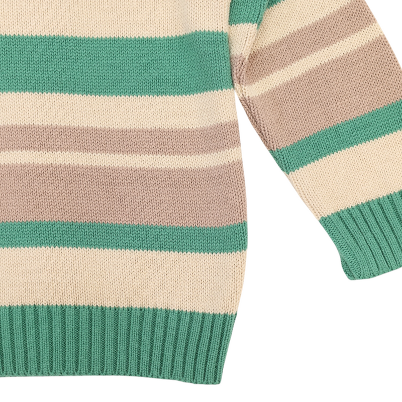 Striped Sweater - Green