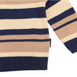 Striped Sweater - Navy