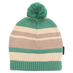 Striped Beanie - Green