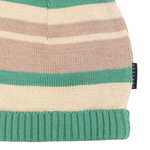 Striped Beanie - Green