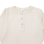 Essential Henley Tee - Beige