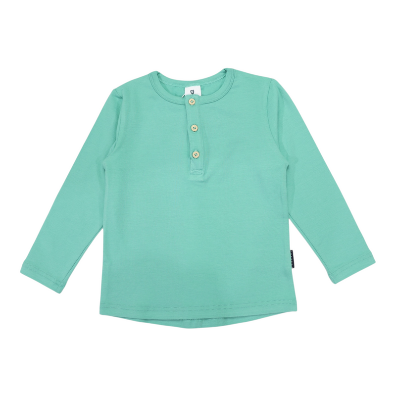 Essential Henley Tee - Green