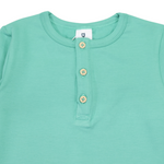 Essential Henley Tee - Green