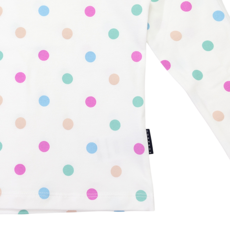 Polka Dot Tee - Cream